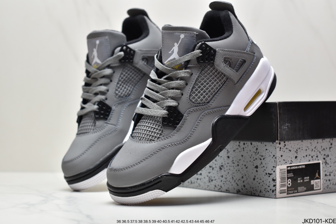 160 Travis Scott x Air Jordan 4 蓝麂皮蓝色麂皮308497