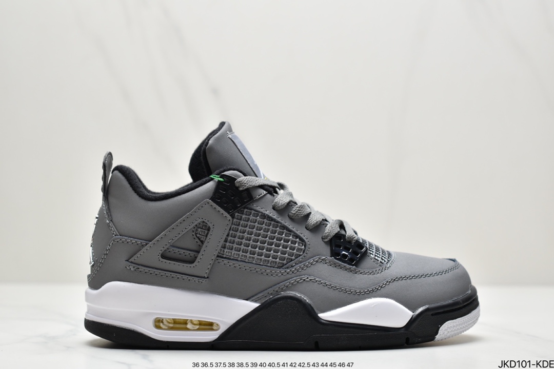 160 Travis Scott x Air Jordan 4 蓝麂皮蓝色麂皮308497