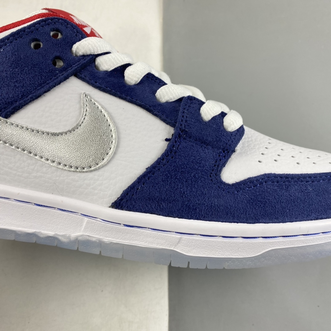 P260  Nk SB Dunk Low Prm QS Paris 宝马 金银勾休闲运动板鞋 839685-416