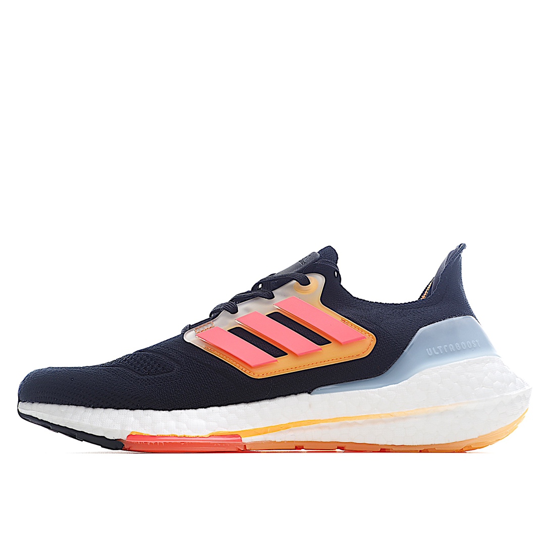 H5 外贸版本 Ad Ultra Boost 22 Consortium阿迪达斯新款8.0厚底爆米花跑鞋全掌Boost将缓震和能量回馈再一次进行了升级，提供更好的舒适穿着体验，UB8.0 J5 oPrimeknit编织工艺，S型Heel Counter提供更加精准锁定后跟，带来出众的后跟包裹，LEP创新大底延续马牌橡胶大底，同时新加入LEP结构，为每一步提供更多动力及更好回弹。