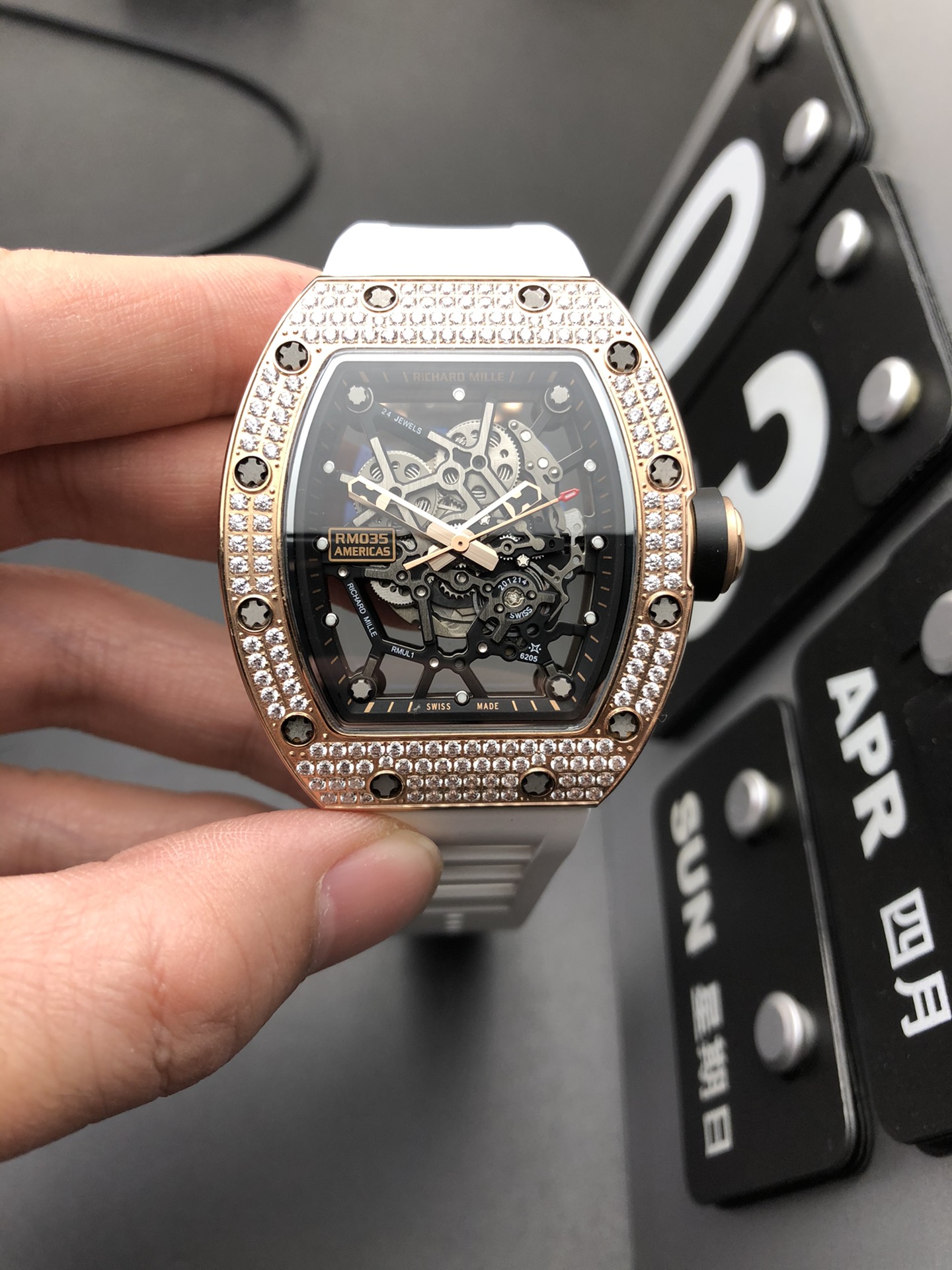 Richard Mille KV 满钻理查德