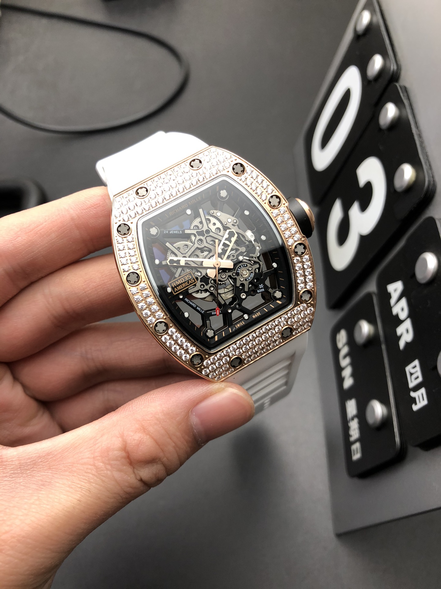 Richard Mille KV 满钻理查德
