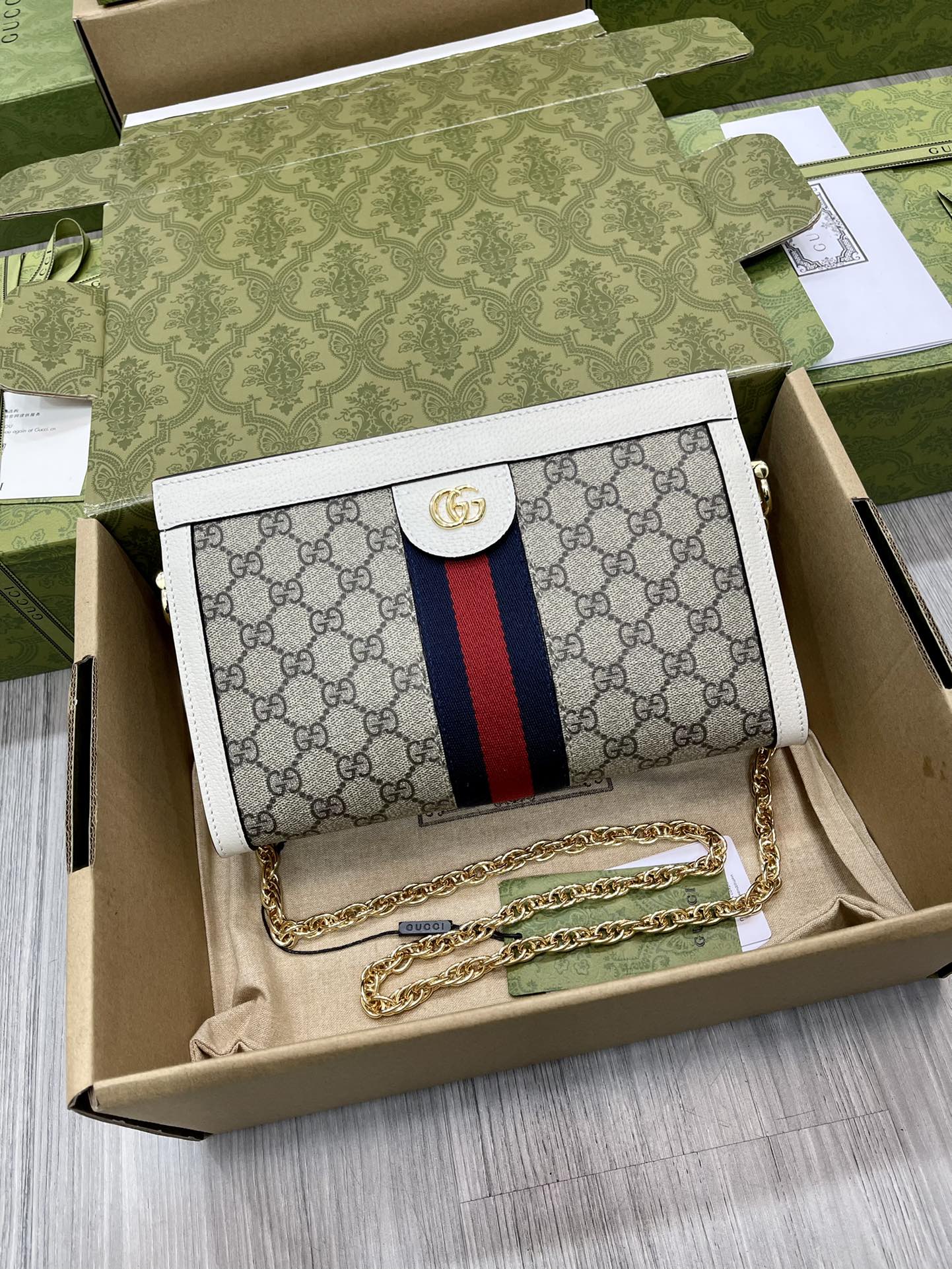 GUCCI Mini Interlocking G Tote Bag Canvas