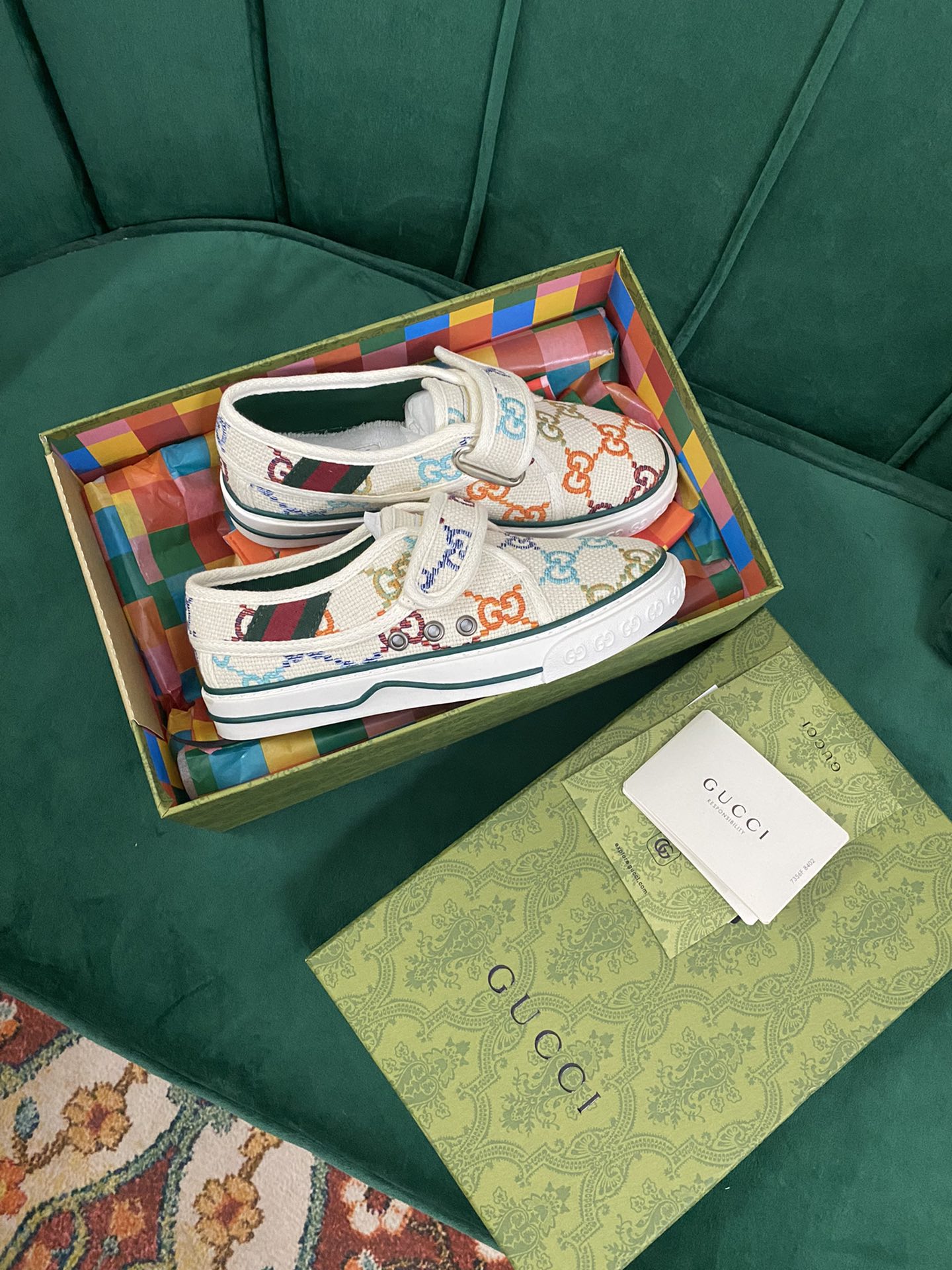 Versión superior. ¡Llegada Gucci tenis 1977 serie clásica izquierda zapatos de lona ...2022 modelos 