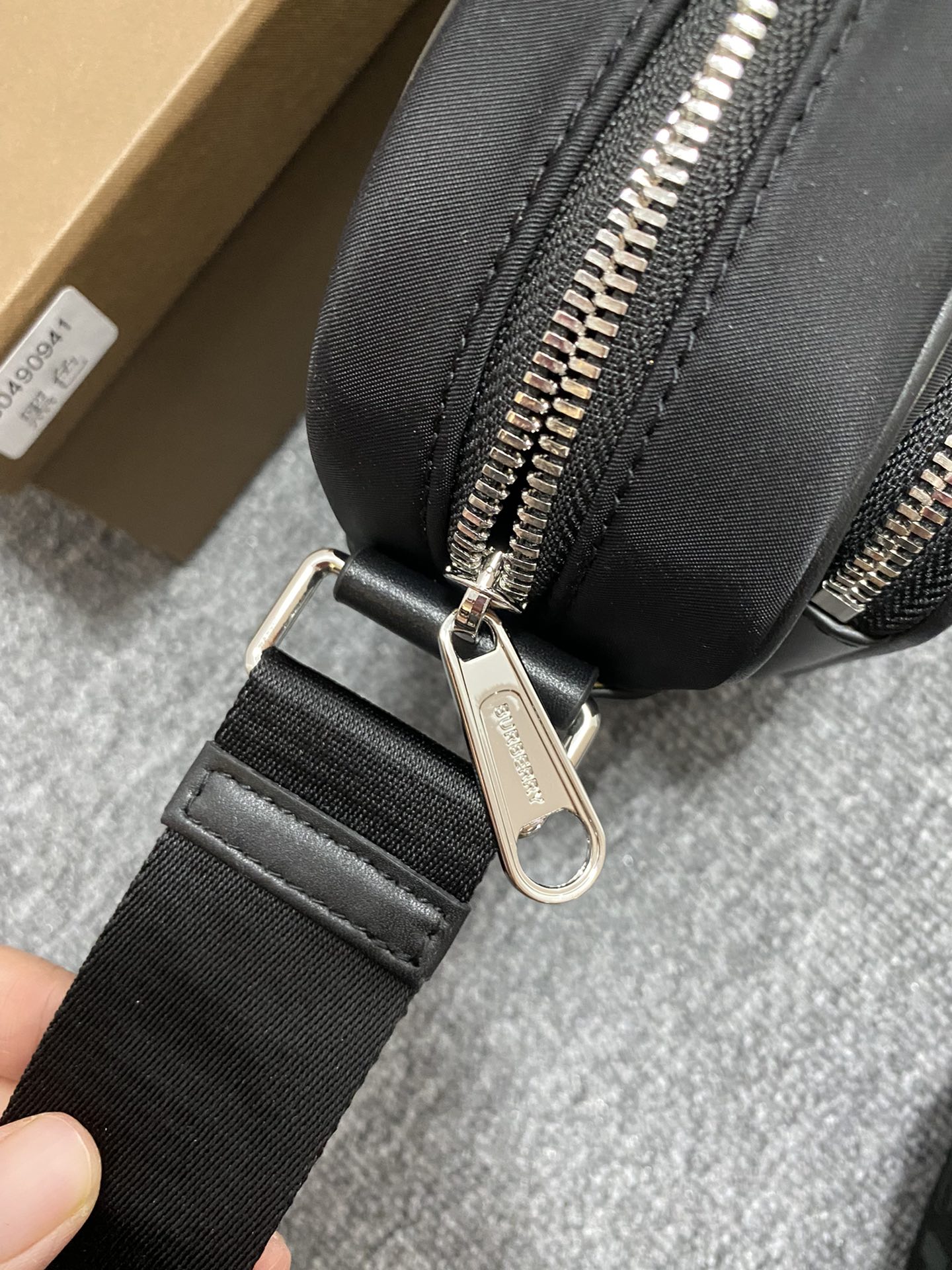 Burberry ECONYL® Crossbody Bag with Logo Print and Adjustable Strap 8 i1648956708 8655 6