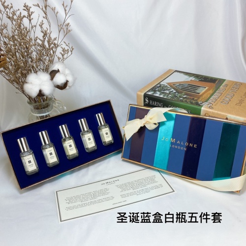 Jo Malone Christmas Blue Box White Bottle Five-Piece Perfume Set 1 Jo Malone Christmas Blue Box White Bottle Five-Piece Perfume Set