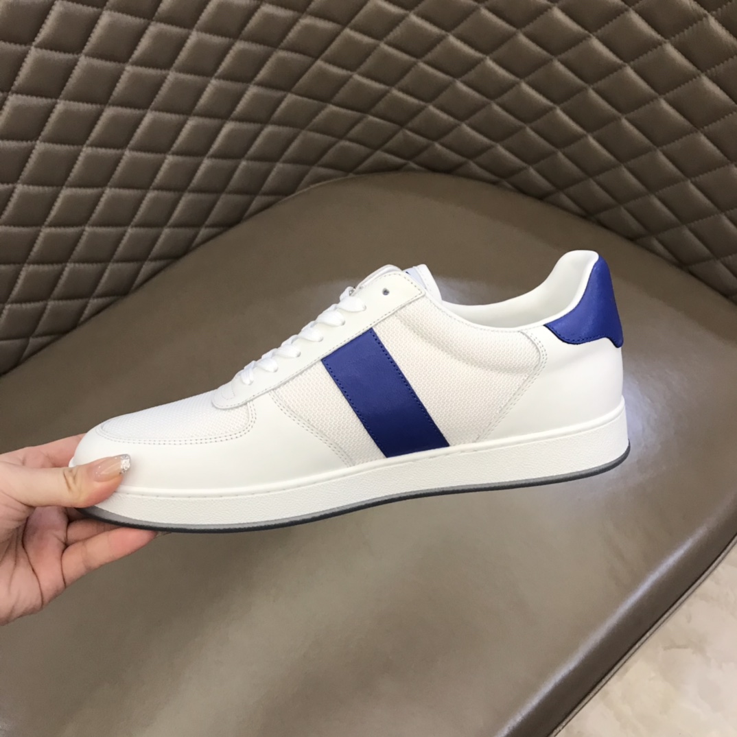 LV/路易威登   彩色牛皮拼接进口透气高密度网面男士经典休闲运动鞋