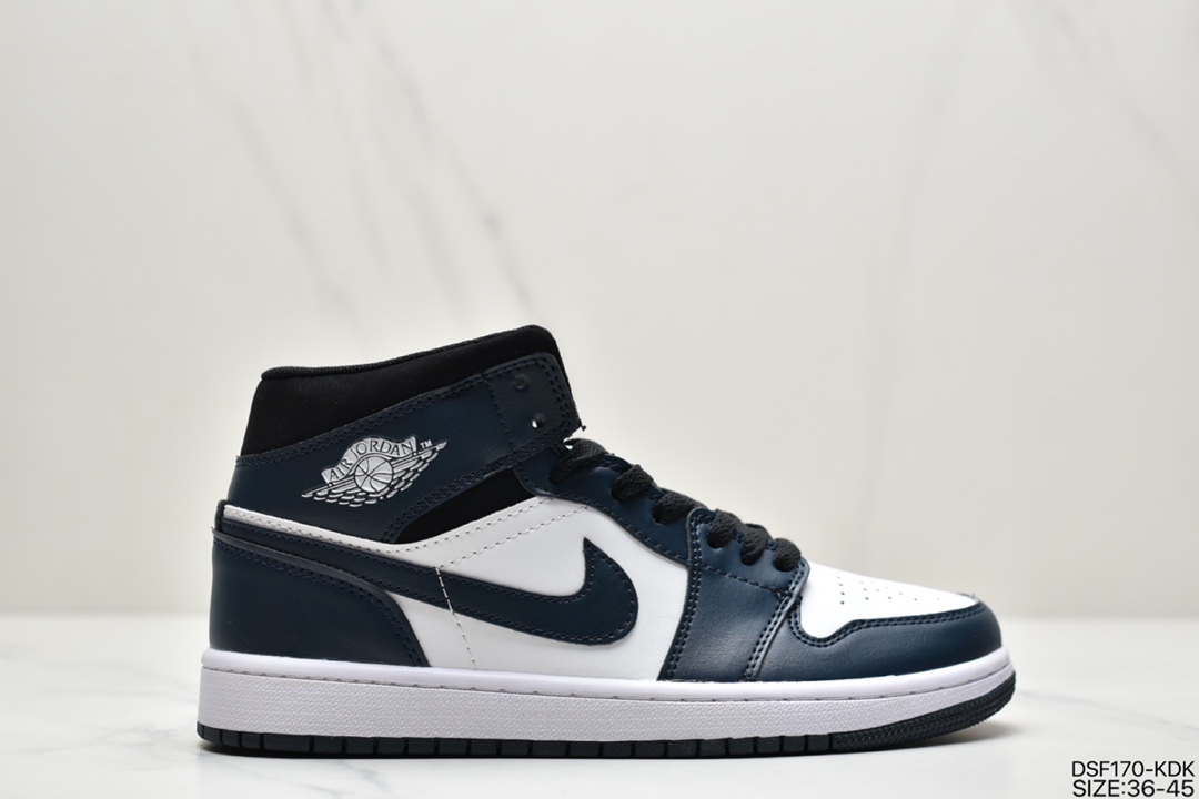 105 Air Jordan 1 Mid AJ1乔1中帮文化篮球鞋男女鞋7孔 554724