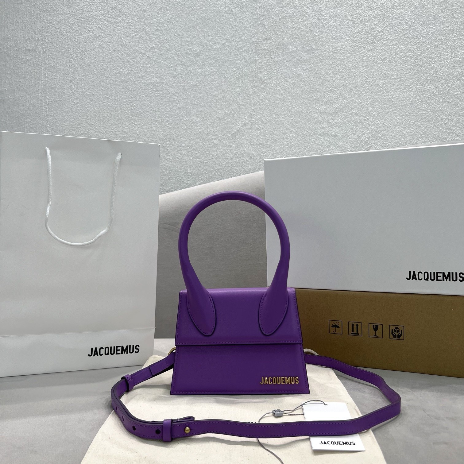 Jacquemus Bags Handbags Replica AAA+ Designer
 Gold Purple Vintage