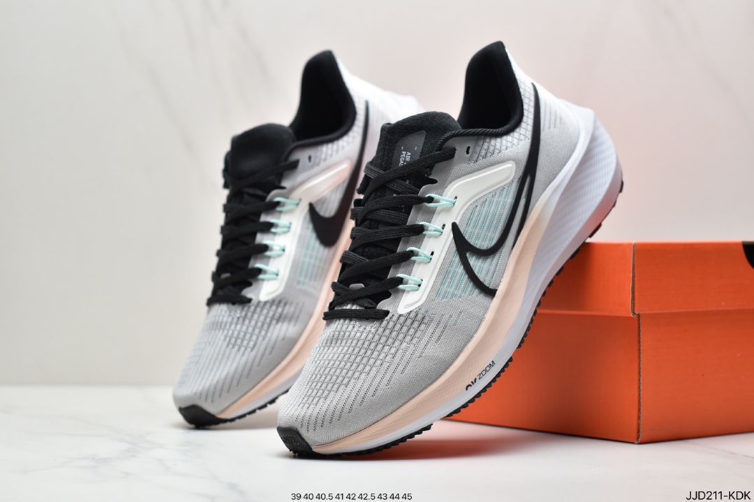 130 Nike Air Zoom Pegasus 39”White/Blue/Red/Volt”39代超级飞马涡轮增压慢跑鞋DX3354-100
