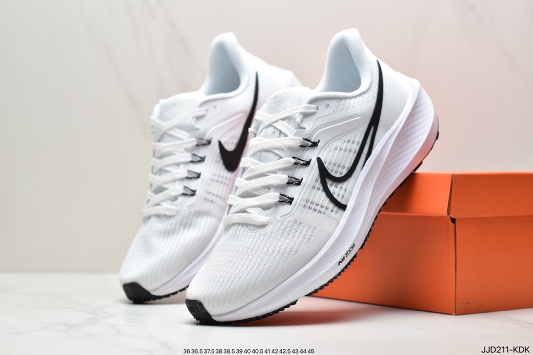 130 Nike Air Zoom Pegasus 39”White/Blue/Red/Volt”39代超级飞马涡轮增压慢跑鞋DX3354-100