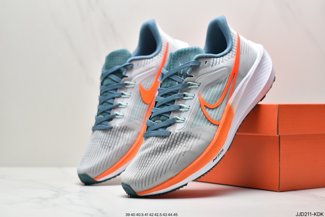 130 Nike Air Zoom Pegasus 39”White/Blue/Red/Volt”39代超级飞马涡轮增压慢跑鞋DX3354-100