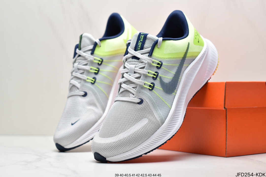 170 Nike Air Zoom Winflo 4 灰白该鞋款采用改良版网眼布和增加泡棉设计DA1105-007
