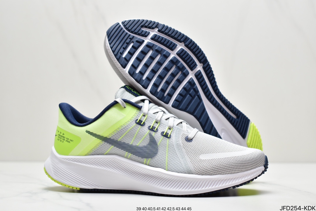 170 Nike Air Zoom Winflo 4 灰白该鞋款采用改良版网眼布和增加泡棉设计DA1105-007