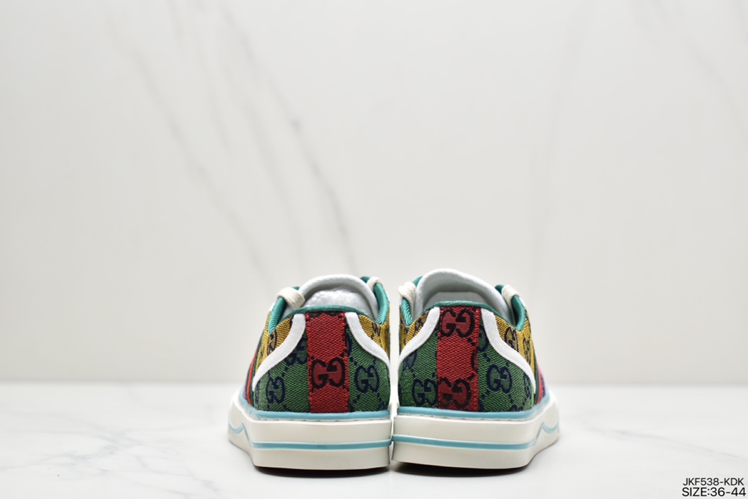165 GUCCI古驰 Tennis 1977 Print Sneaker帆布印花运动板鞋606111 H0T10 988H