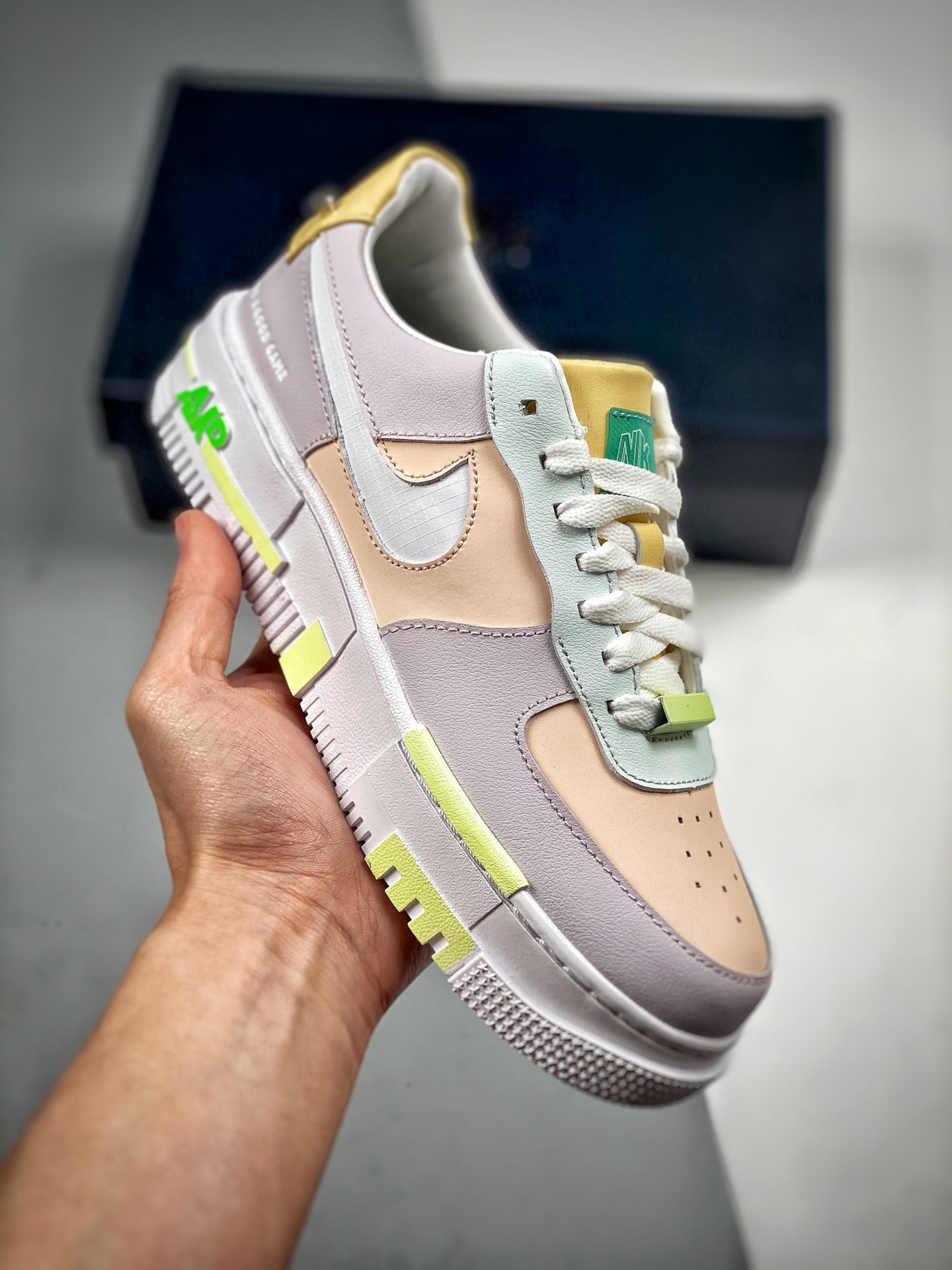 推手3 NK Air Force 1, macaron, horma y plantilla originales, forma auténtica de Air Force, especializado en canales de co…
