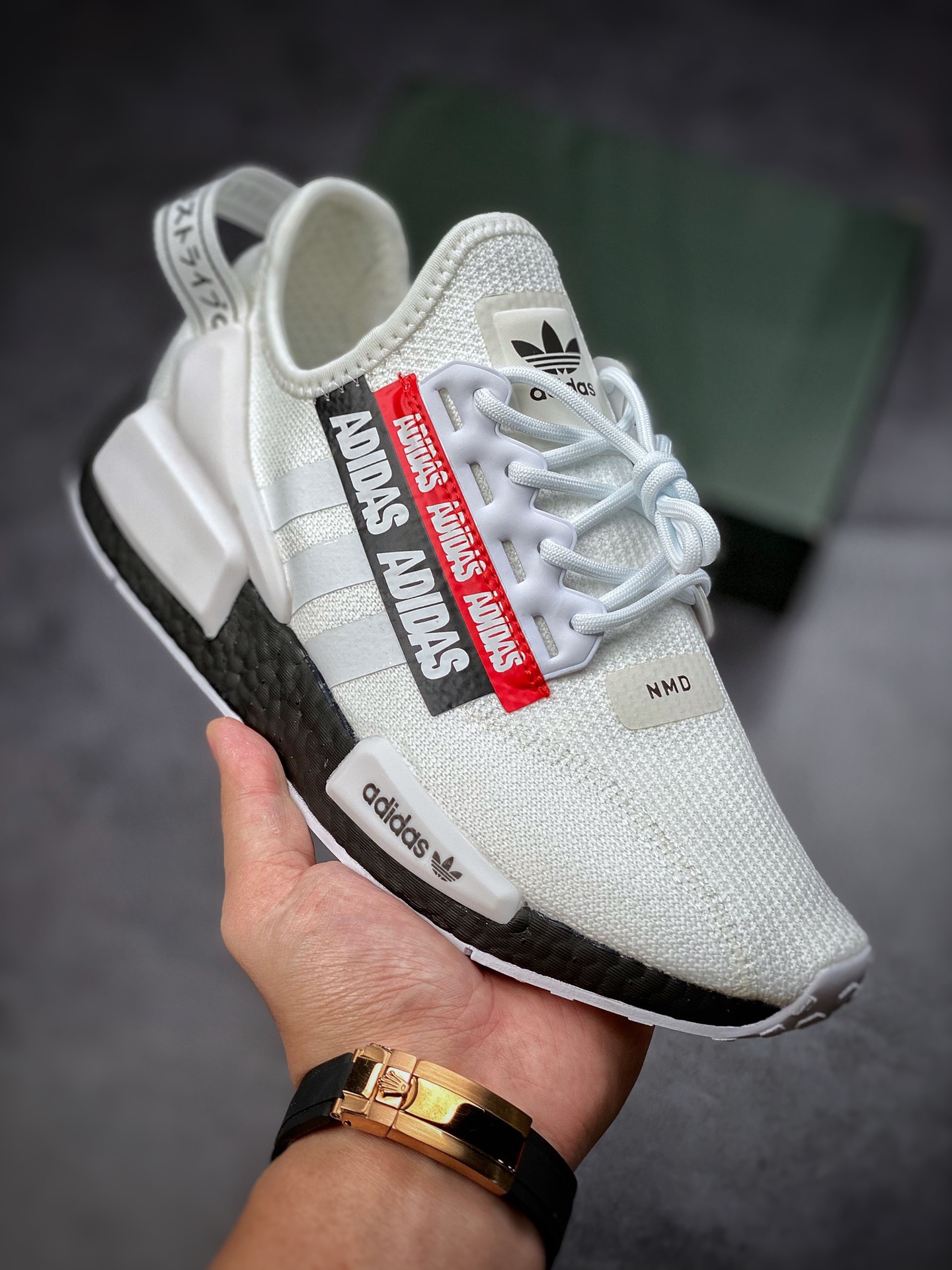 200  Adidas NMD _R1 透气网面 虎扑版本专柜同步上架HO2537