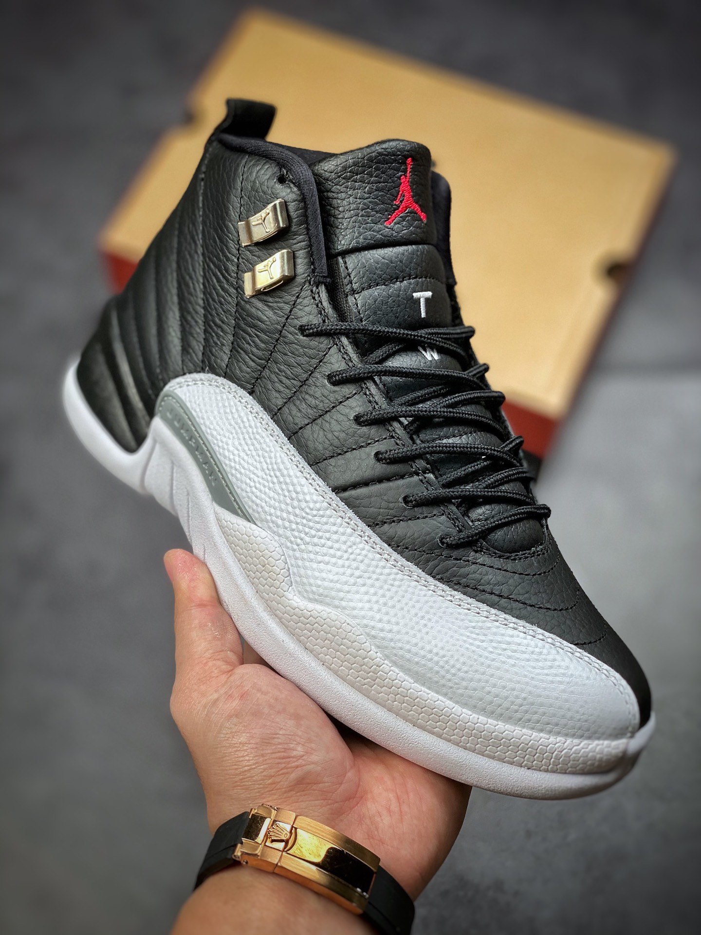 380  Air Jordan 12”Royalty”  黑白 银扣 季后赛纯原大厂出品 CT8013-006