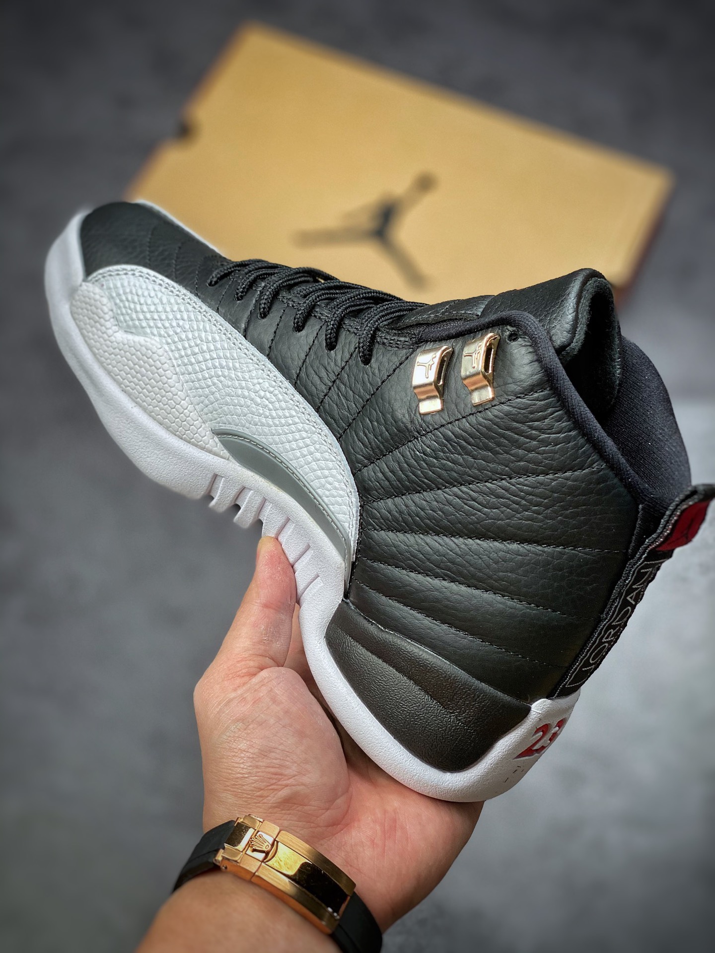 380  Air Jordan 12”Royalty”  黑白 银扣 季后赛纯原大厂出品 CT8013-006