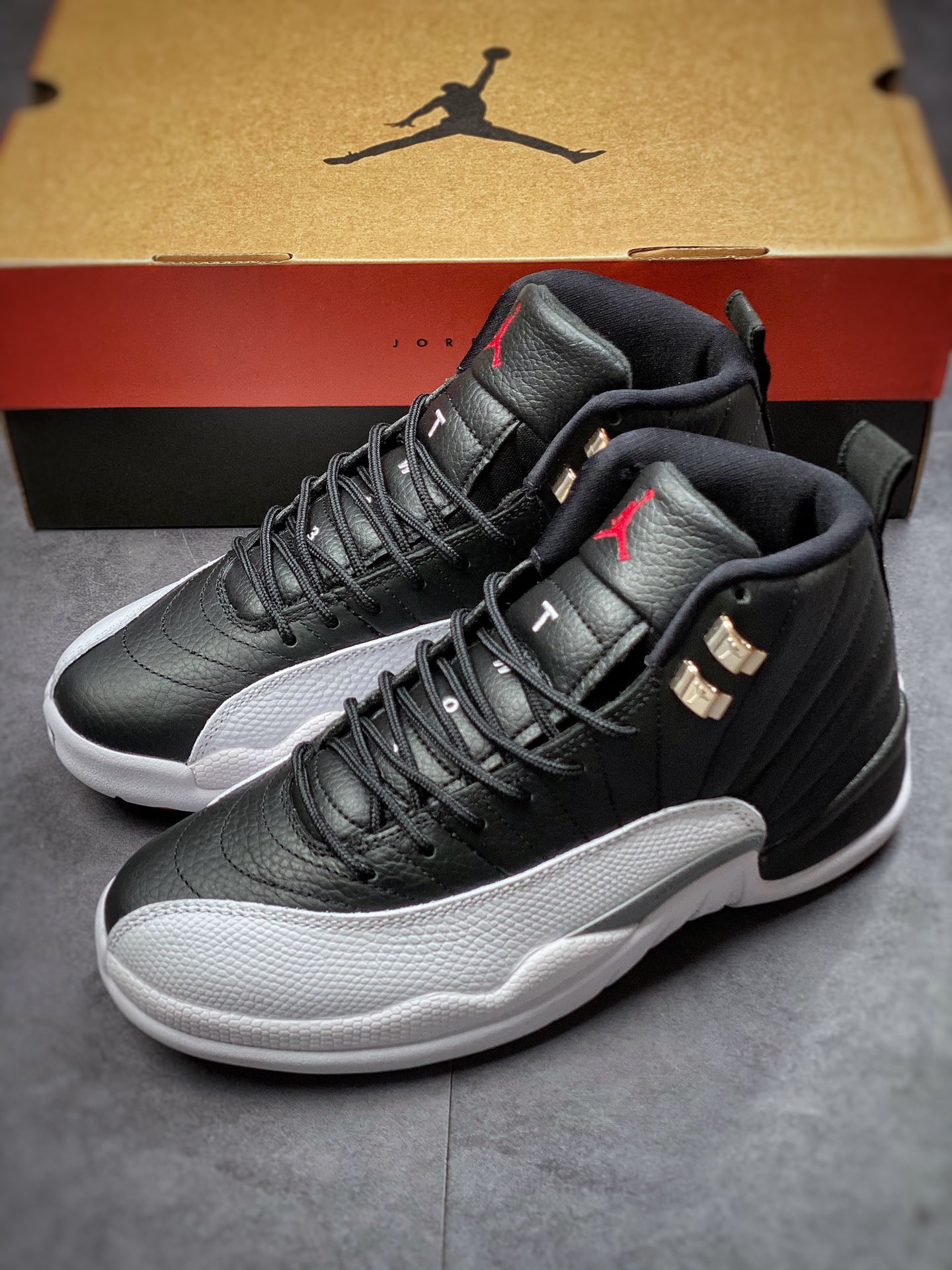 380  Air Jordan 12”Royalty”  黑白 银扣 季后赛纯原大厂出品 CT8013-006
