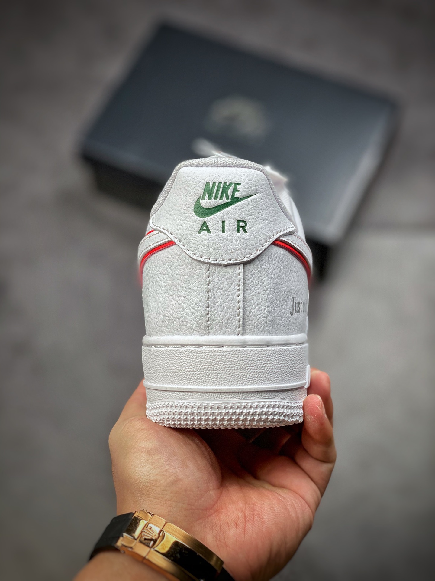 200  Nike Air Force 1 Low 07 白红Just 原楦头原纸板DQ0791-100