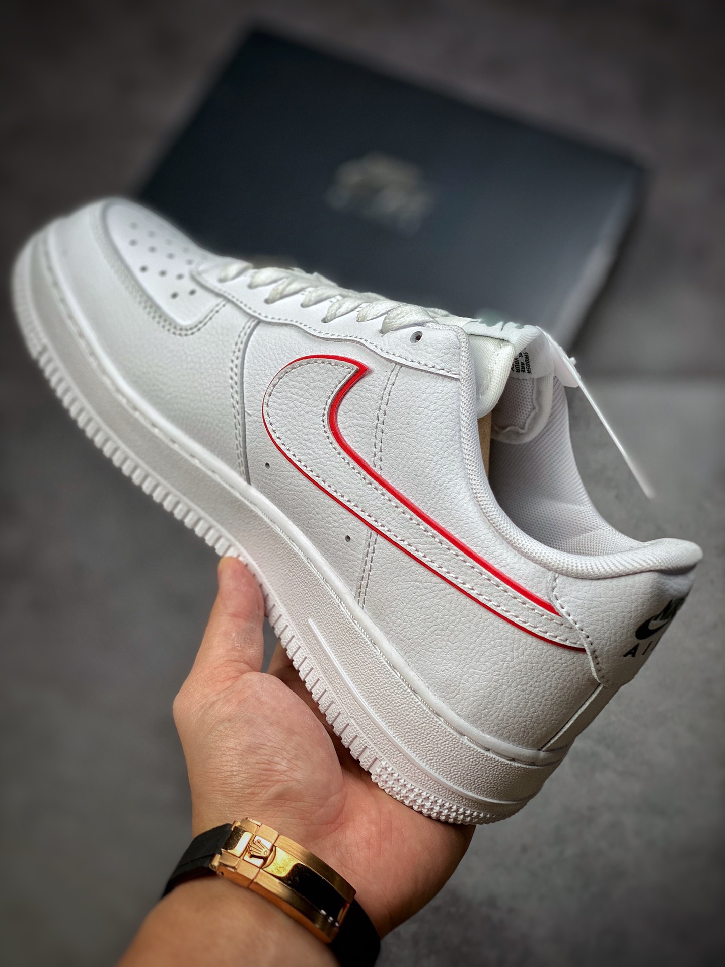 200  Nike Air Force 1 Low 07 白红Just 原楦头原纸板DQ0791-100