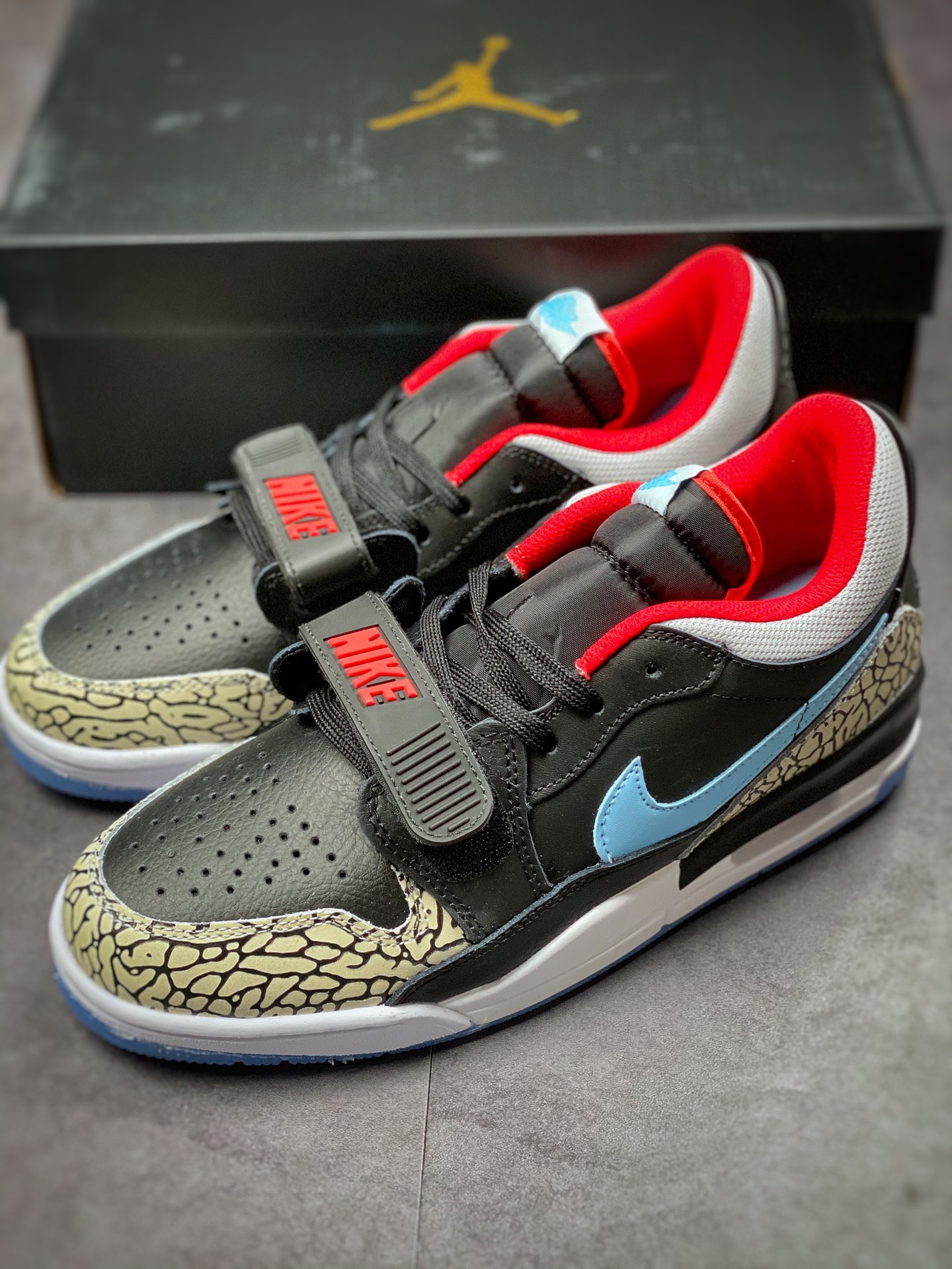 200  Air Jordan Legacy 312 黑蓝红 三合一 官方新配色上架实拍 CD7069-004