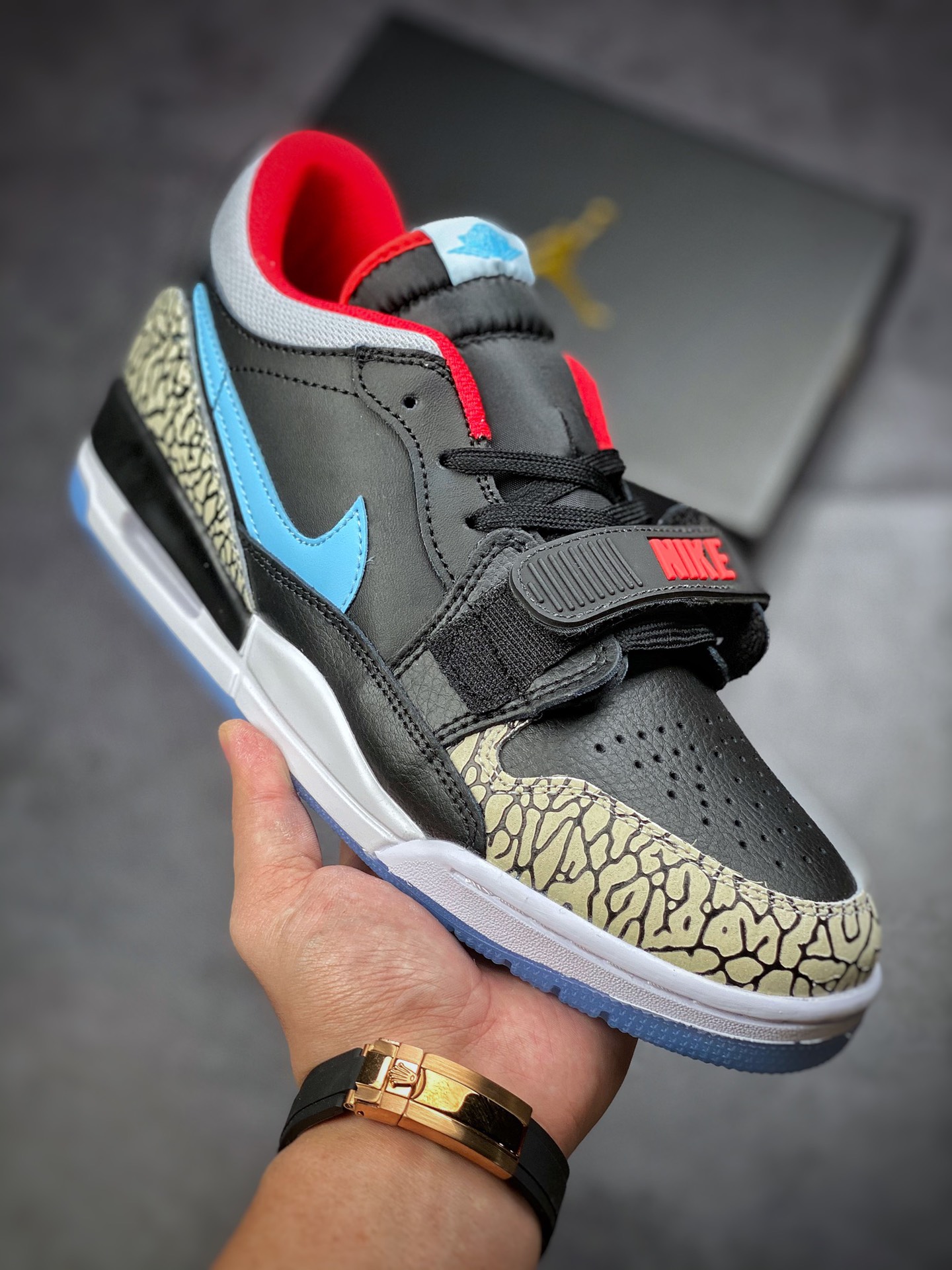200  Air Jordan Legacy 312 黑蓝红 三合一 官方新配色上架实拍 CD7069-004