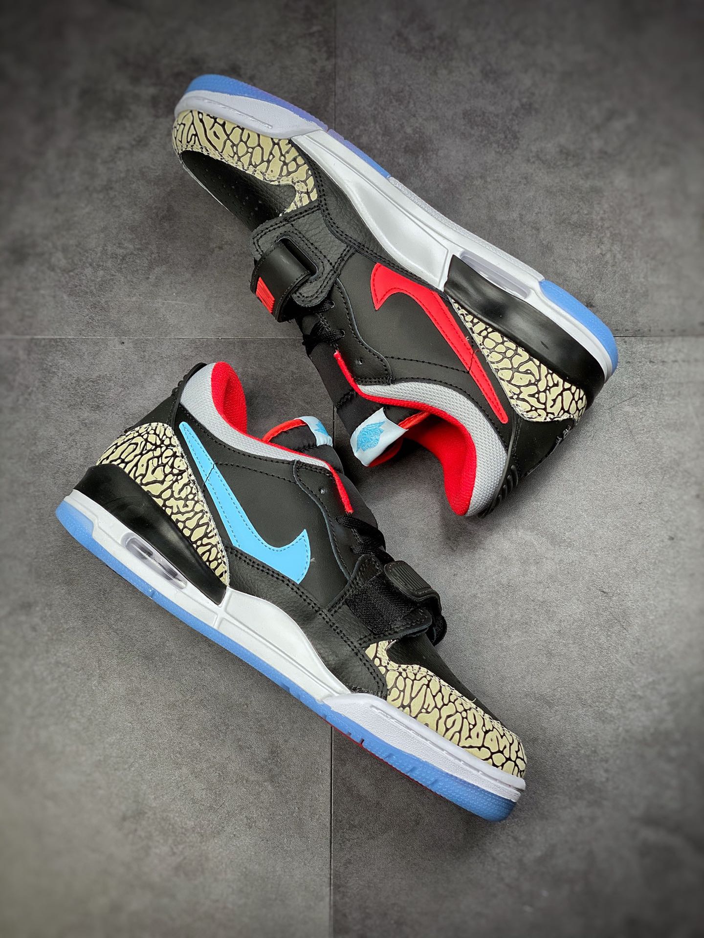 200  Air Jordan Legacy 312 黑蓝红 三合一 官方新配色上架实拍 CD7069-004