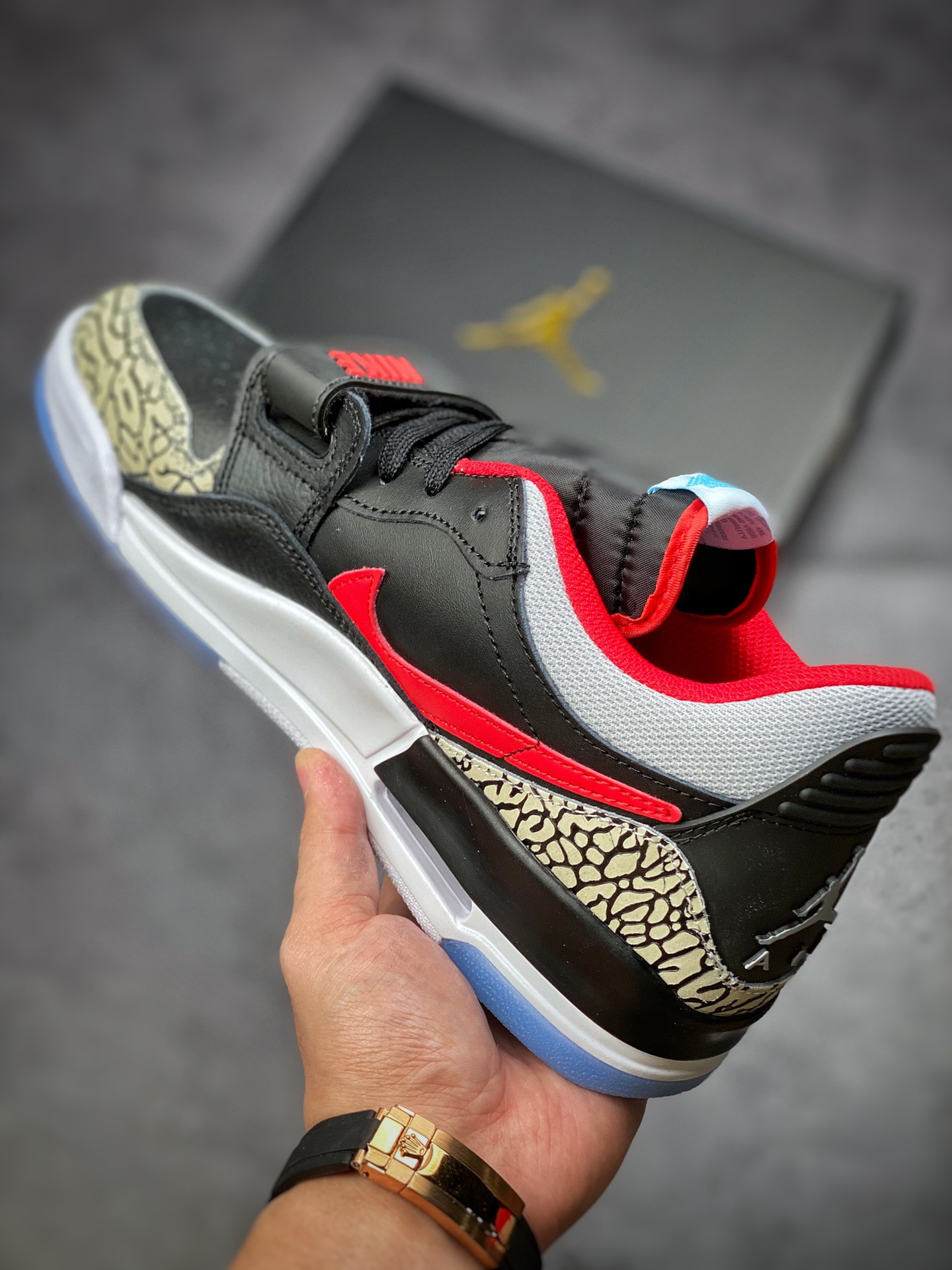 200  Air Jordan Legacy 312 黑蓝红 三合一 官方新配色上架实拍 CD7069-004