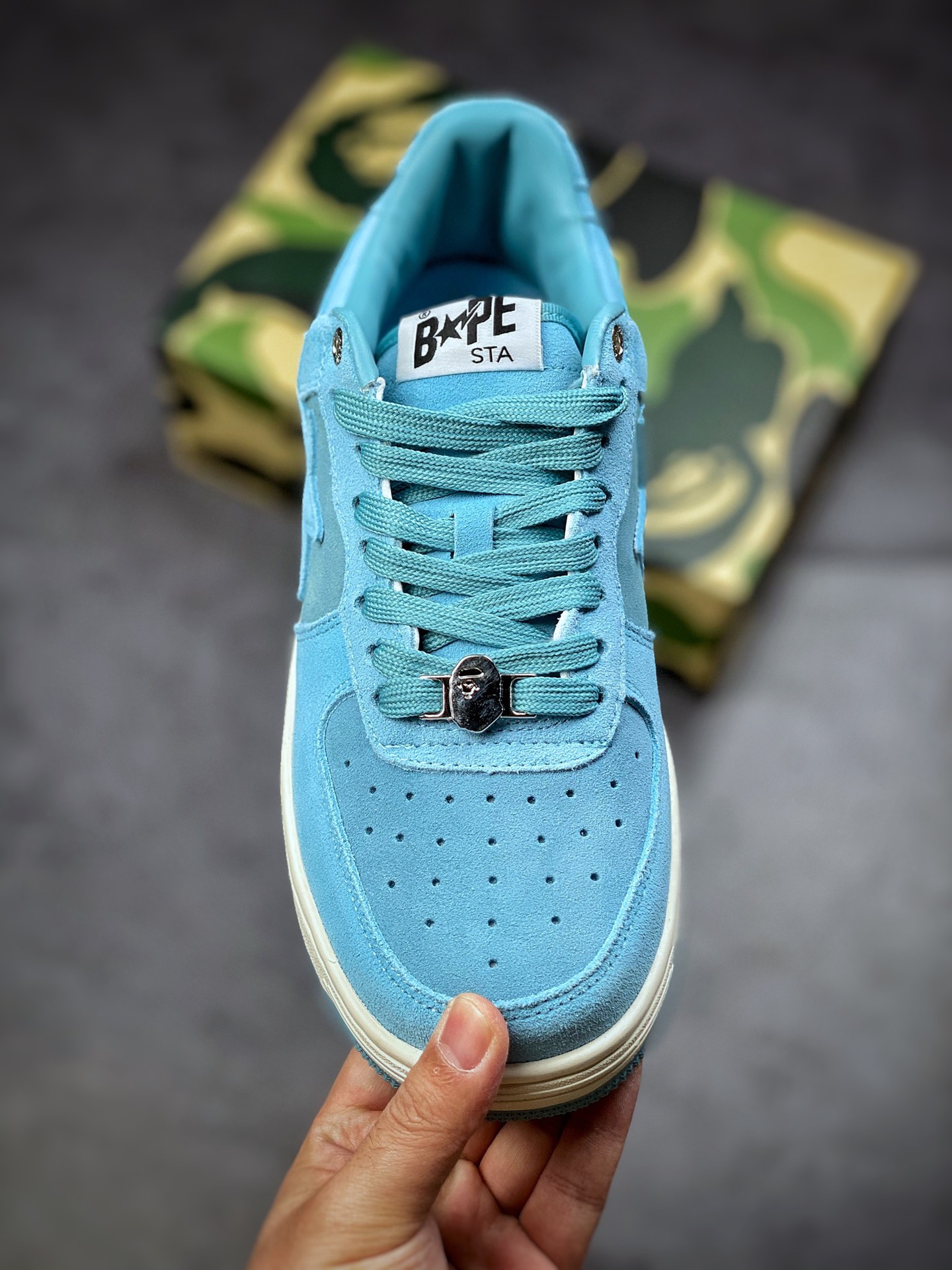 Bape Sta ”Tokyo” trend godfather Nigo brand ape head classic skateboard all-match casual sports shoes M191045G