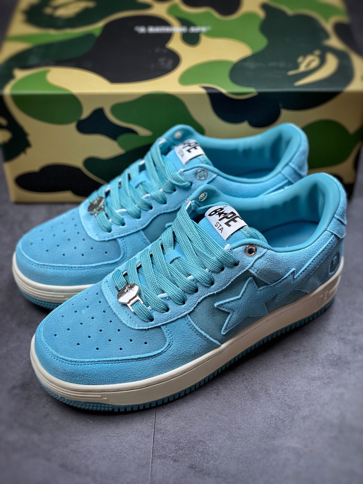 Bape Sta ”Tokyo” trend godfather Nigo brand ape head classic skateboard all-match casual sports shoes M191045G