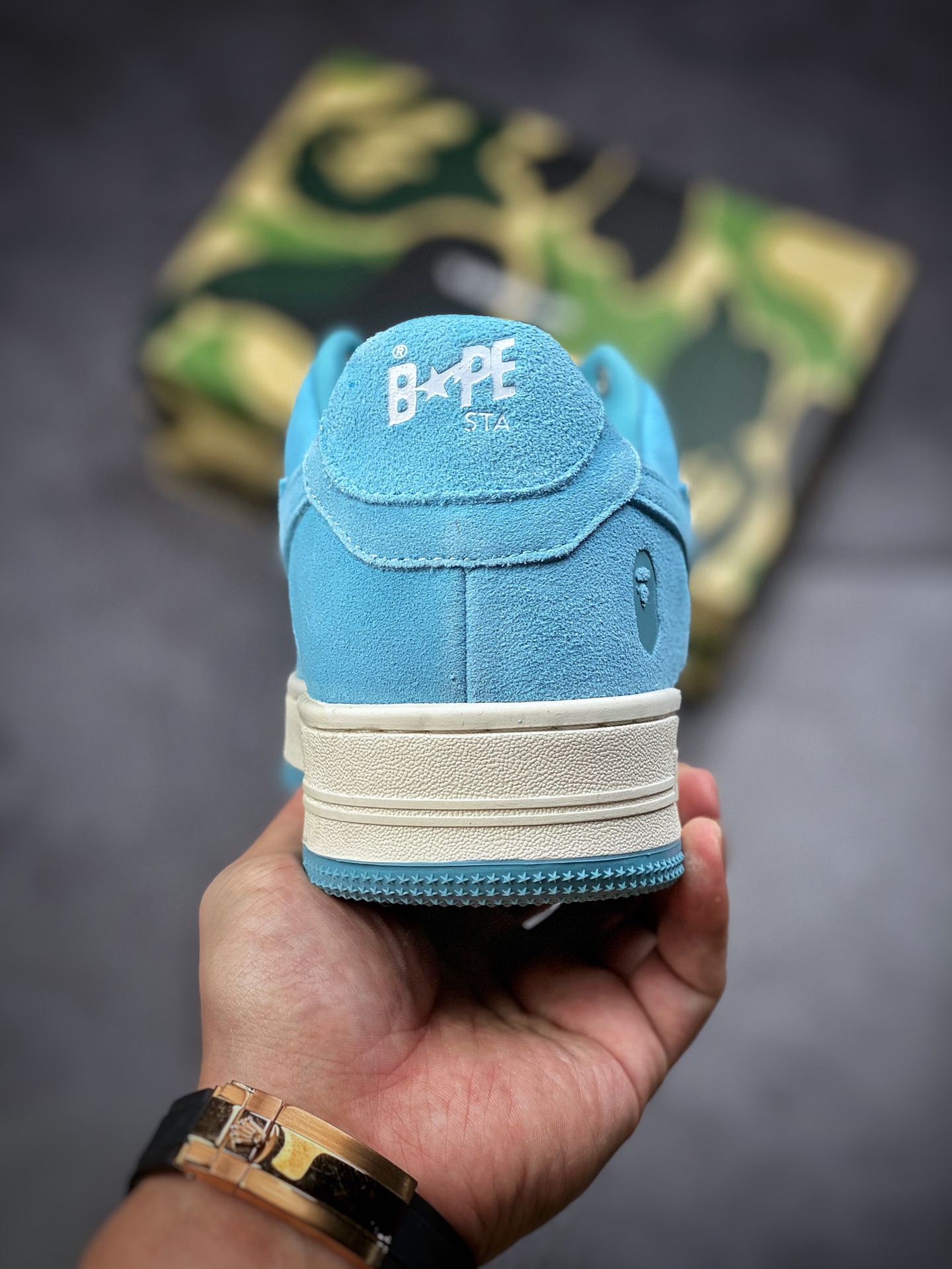 Bape Sta ”Tokyo” trend godfather Nigo brand ape head classic skateboard all-match casual sports shoes M191045G