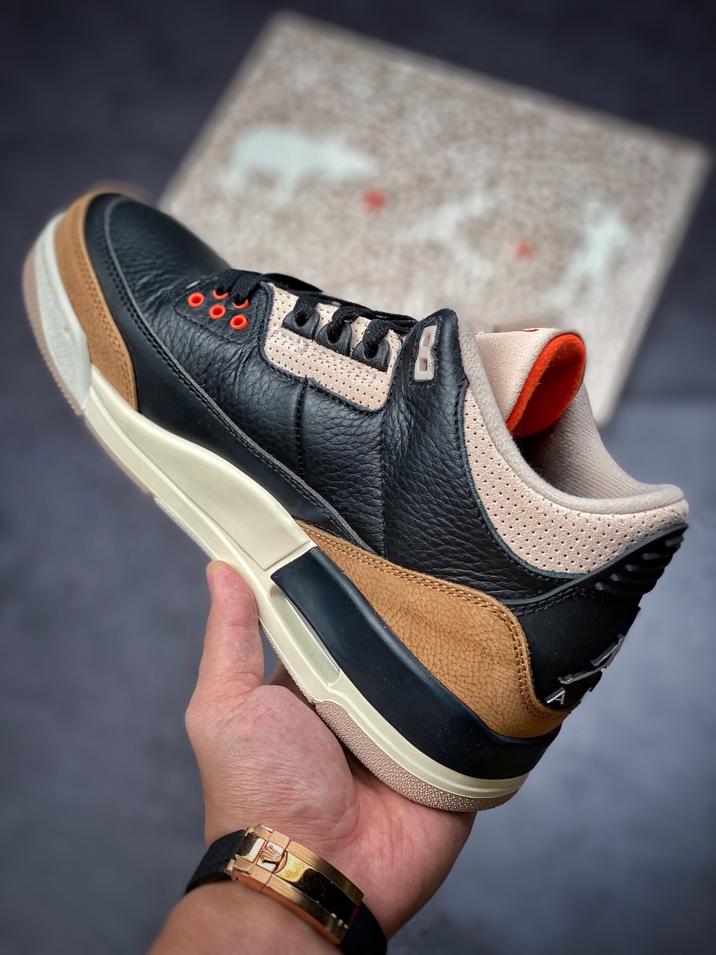 350  Air Jordan 3 ”Desert Cement” 黑水泥象皮爆裂纹CT8532-008