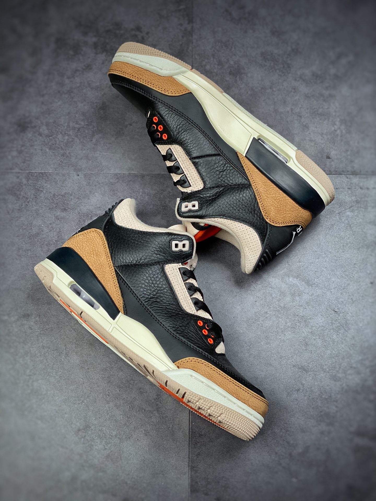 350  Air Jordan 3 ”Desert Cement” 黑水泥象皮爆裂纹CT8532-008