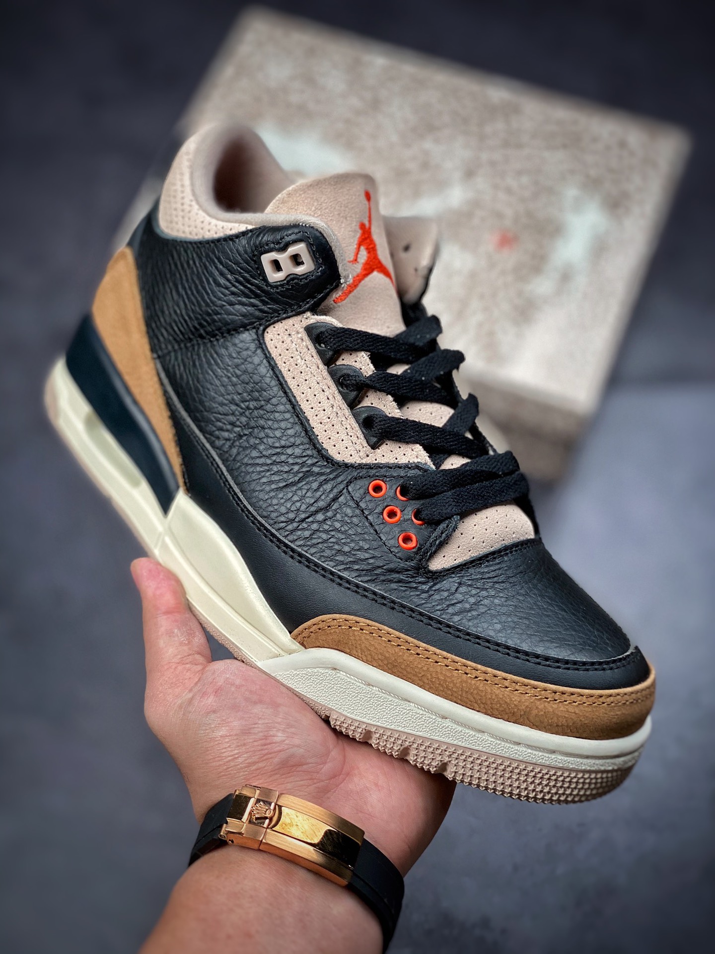 350  Air Jordan 3 ”Desert Cement” 黑水泥象皮爆裂纹CT8532-008