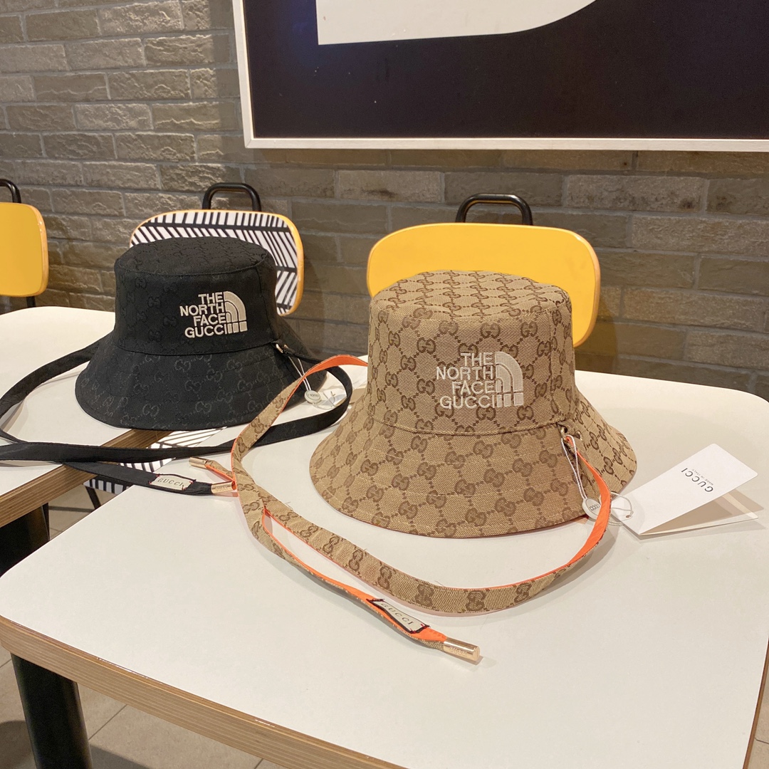 High Quality Happy Copy
 Gucci Hats Bucket Hat Unisex Canvas Nylon Fashion