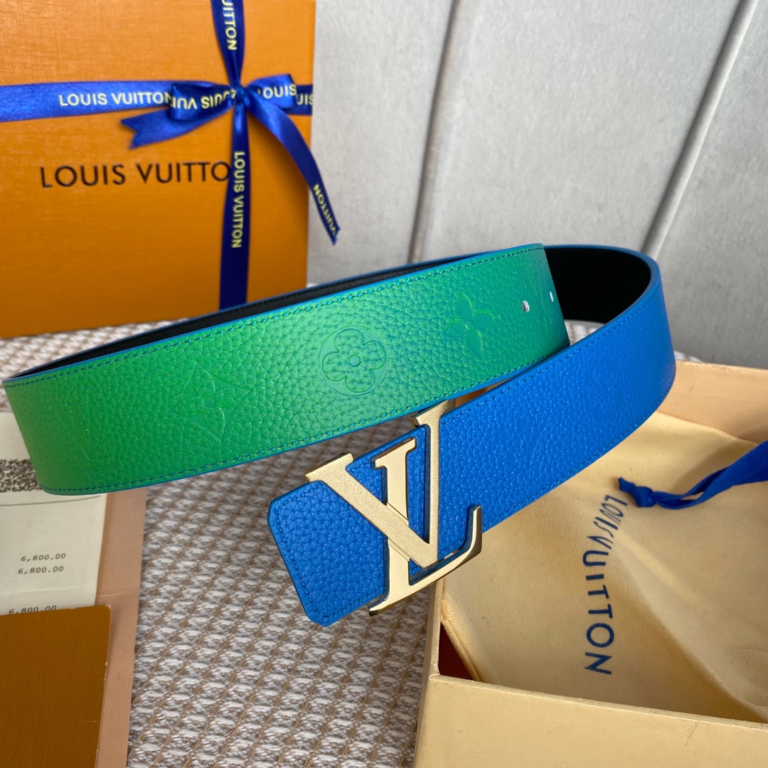 Louis Vuitton Belts Calfskin Cowhide