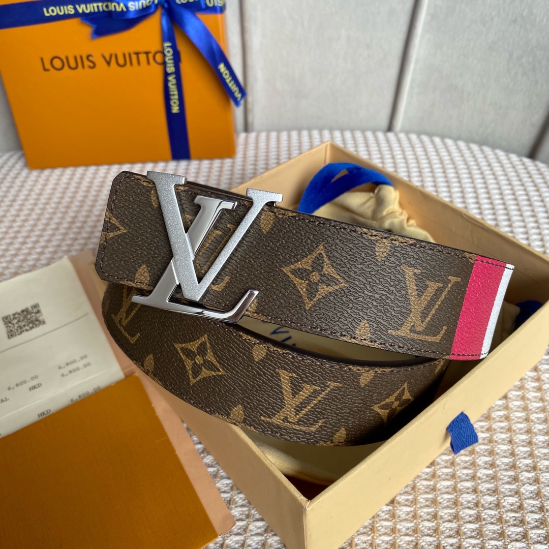 Louis Vuitton AAA
 Belts Printing Calfskin Cowhide