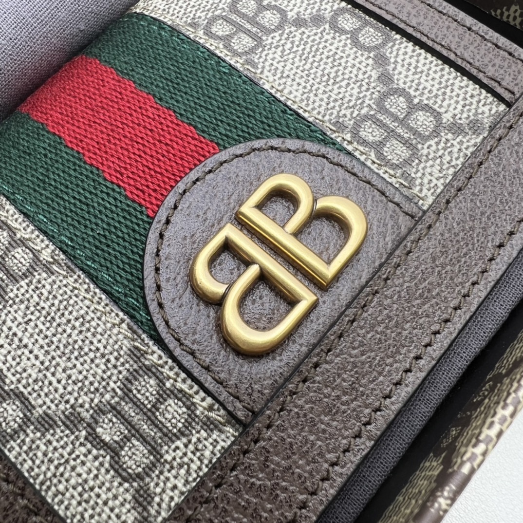 GUCCI古驰联名款双B女士短夹680385