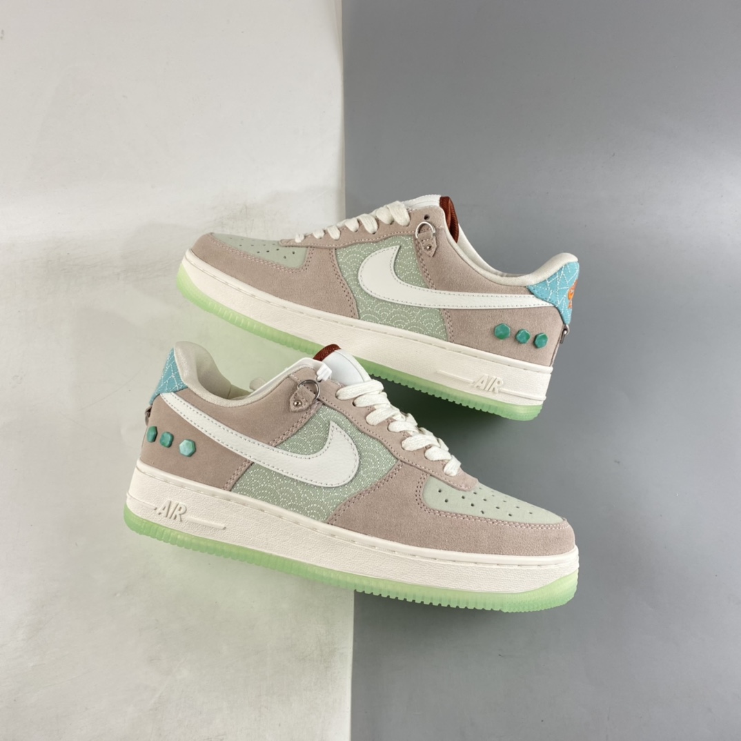 P200  Nk Air Force 1’07 Low Lx ”Shapeless Formless Limitless” 虎年中国玉粉运动板鞋 DQ5361-011
