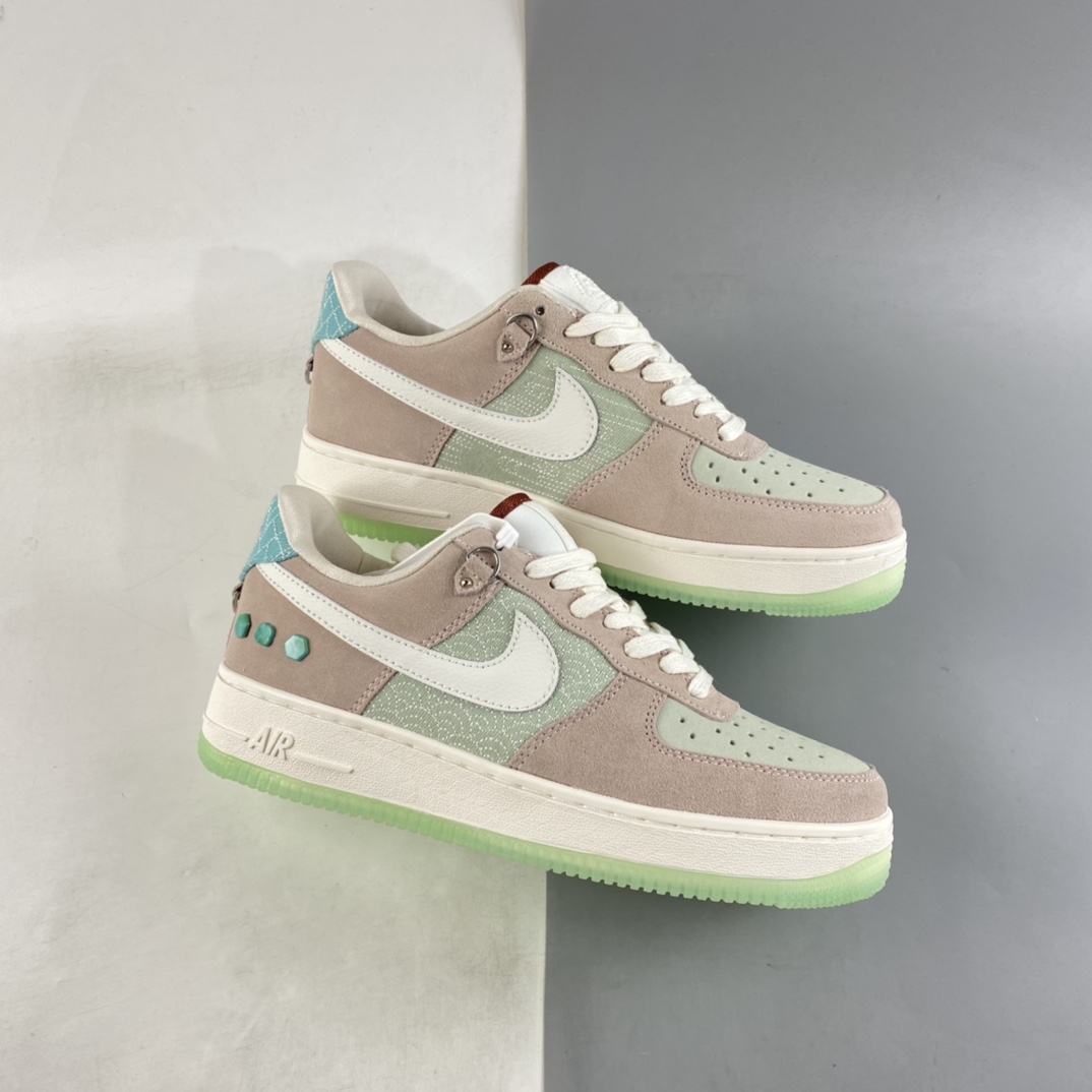 P200  Nk Air Force 1’07 Low Lx ”Shapeless Formless Limitless” 虎年中国玉粉运动板鞋 DQ5361-011