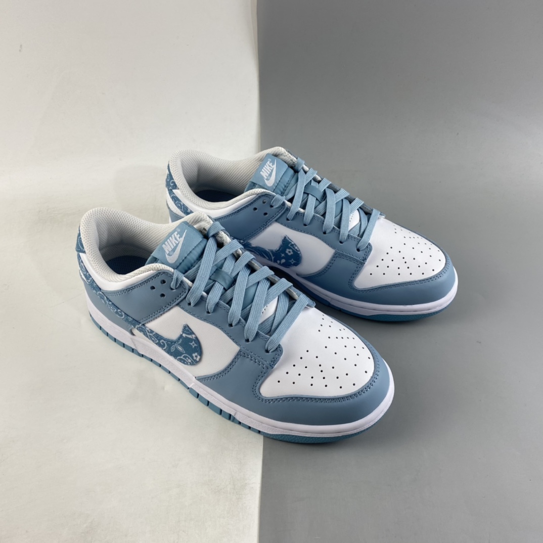 P320  Nk Dunk Low ”Green/blue paisley” 蓝绿色佩斯利 SB扣碎篮板时尚休闲板鞋 DH4401-101