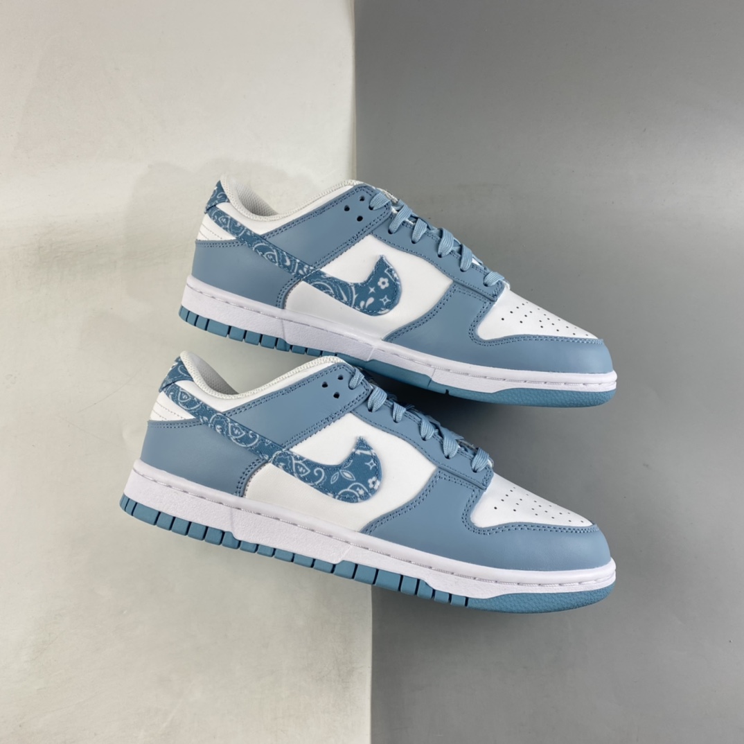 P320  Nk Dunk Low ”Green/blue paisley” 蓝绿色佩斯利 SB扣碎篮板时尚休闲板鞋 DH4401-101