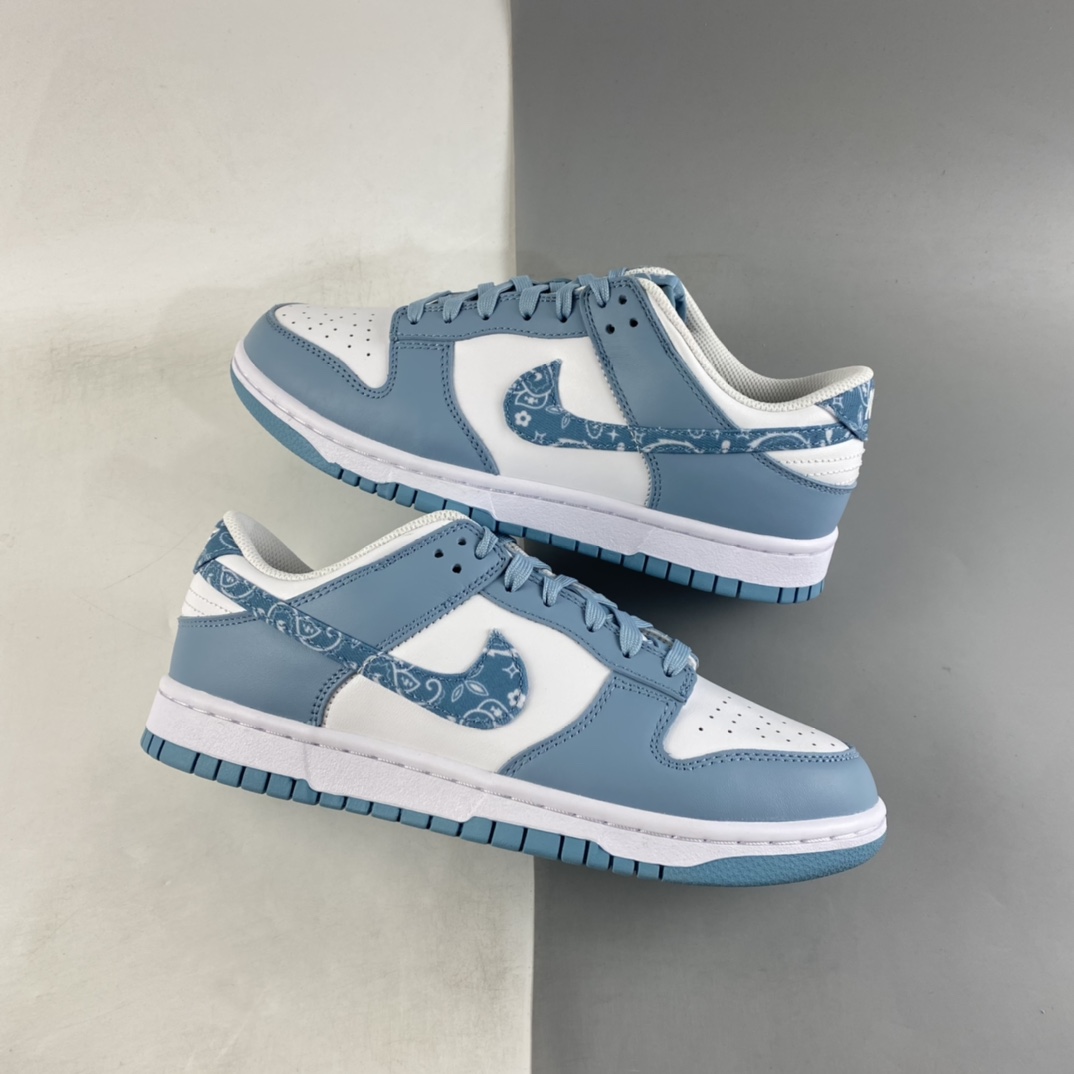 P320  Nk Dunk Low ”Green/blue paisley” 蓝绿色佩斯利 SB扣碎篮板时尚休闲板鞋 DH4401-101