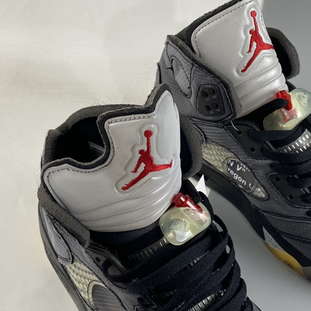 P420 OW x Air Jordan 5 黑蝉翼 CT8480-001