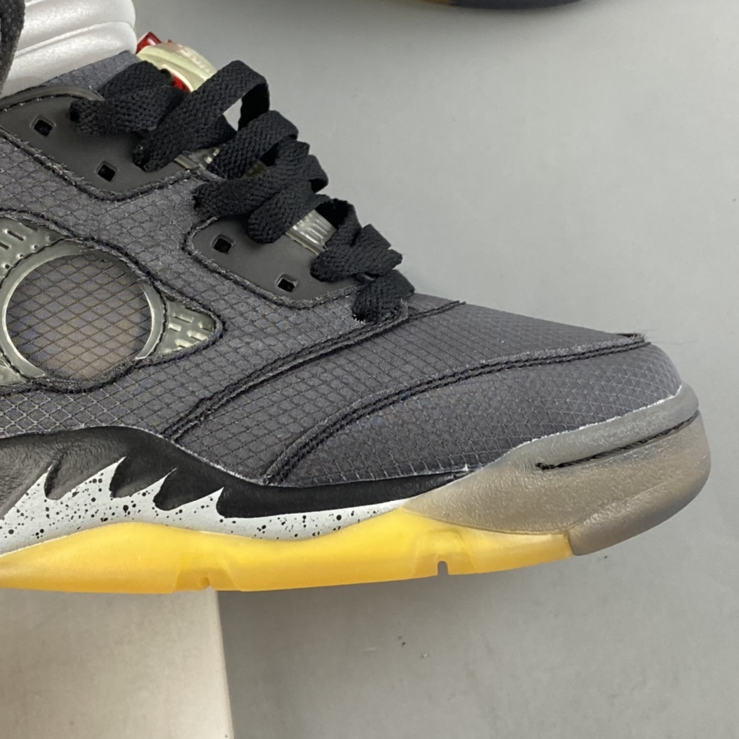P420 OW x Air Jordan 5 黑蝉翼 CT8480-001