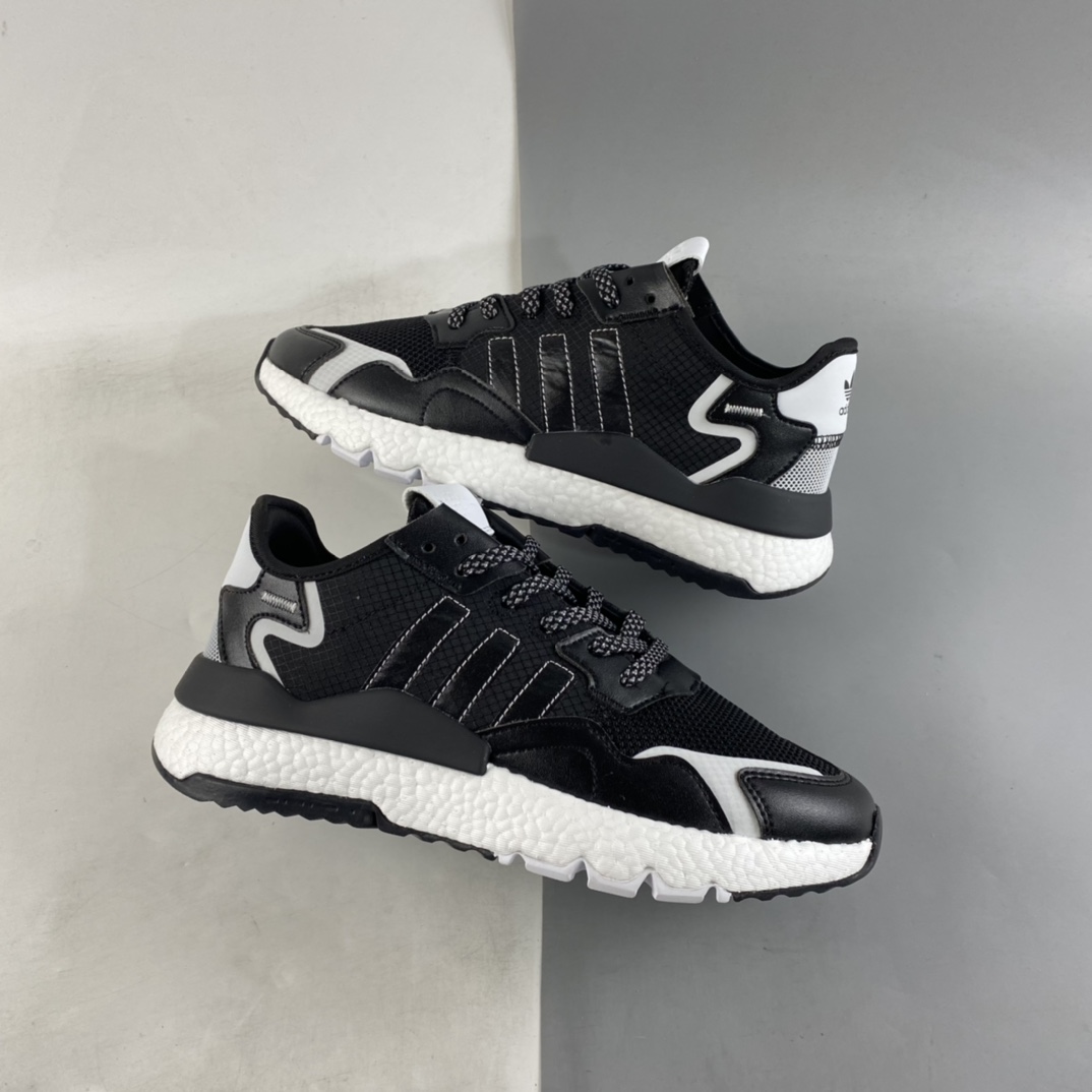 P180 AD Nite Jogger Boost 阿迪夜行者爆米花大底复古跑鞋 FW2055