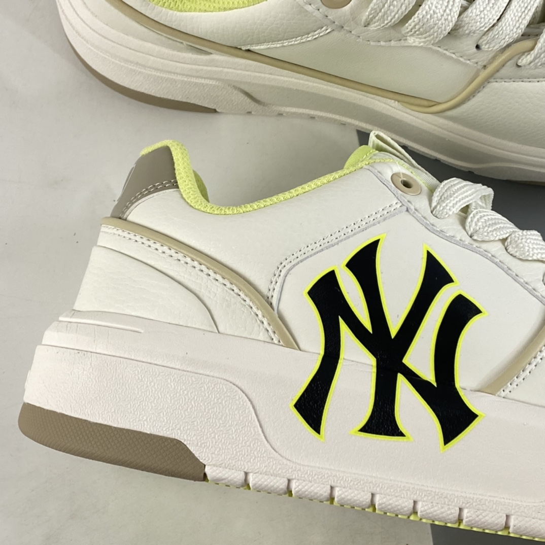 P180  MLB Chunky Liner New York Yankees学长鞋系列低帮老爹风轻量增高厚底百搭休闲运动慢跑鞋 3ASXCA12N