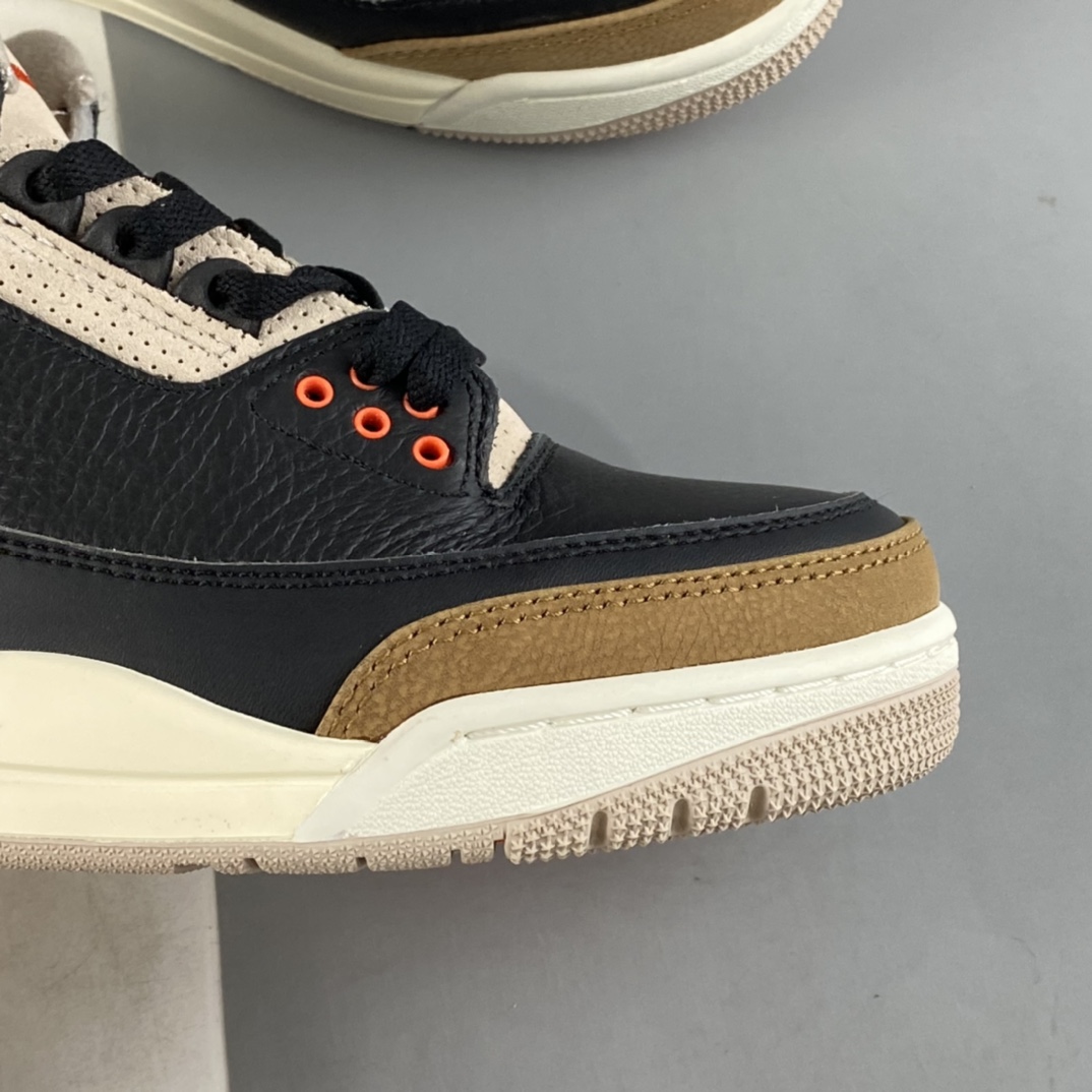 P350  Air Jordan 3 SE ”Denim” AJ3 乔3黑棕水泥 CT8532-008 头层荔枝纹